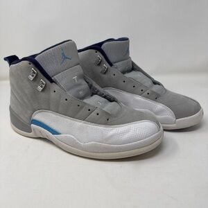 Jordan Men's High-Top Sneakers in Grey, White & Blue